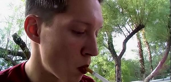 Ryan Connors and Patrick Kennedy smoking with anal time